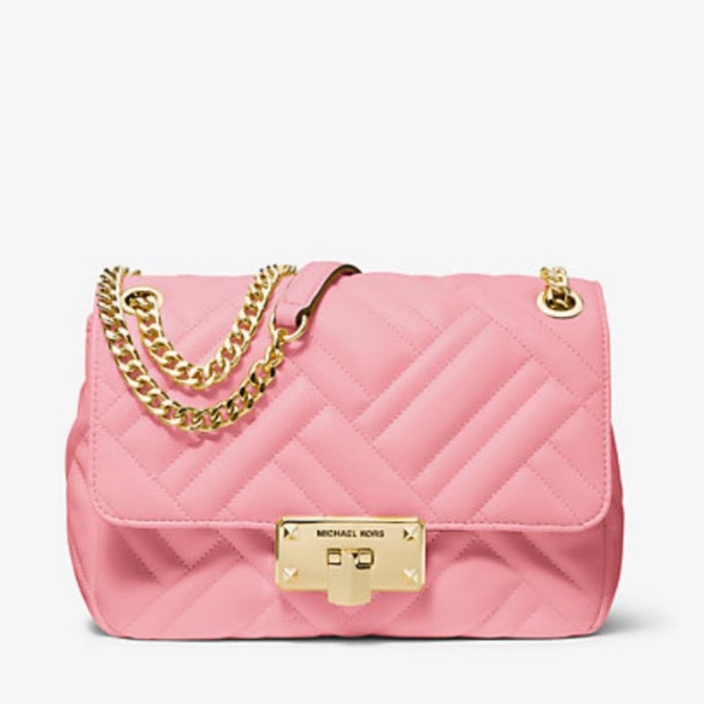 Michael Kors Peyton Medium Flap Shoulder Bag Crossbody - Picture 2 of 7
